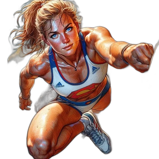 comic book art, photorealistic, concept art, pixel art, woman, rock, climbs, rappels transparent PNG cut-out