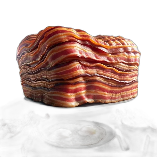 food, crown, hair, hat, photorealistic, 3d render, massive, stack transparent PNG cut-out