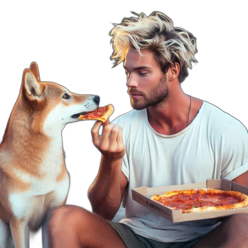 food, animal, photorealistic, vaporwave, watercolor, concept art, pastel, neon transparent PNG cut-out
