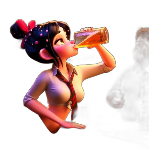 concept art, 3d render, fantasy art, photorealistic, animated, tavern, scene, woman transparent PNG cut-out