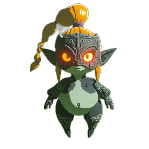 mask, staff, creature, dragon, concept art, fantasy art, 3d render, pixel art transparent PNG cut-out
