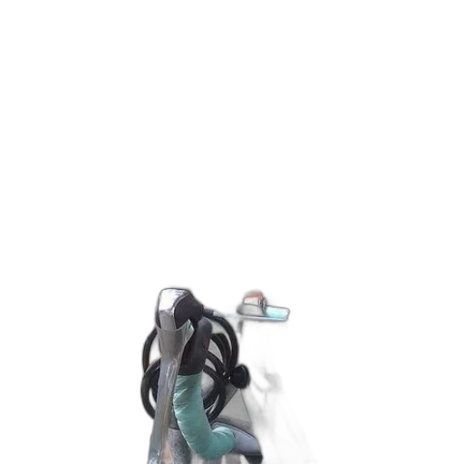 robot, staff, shoes, weapon, 3d render, concept art, vaporwave, anime transparent PNG cut-out