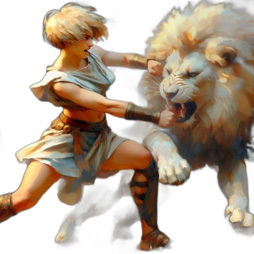 animal, creature, fantasy art, concept art, photorealistic, pixel art, intense, confrontation transparent PNG cut-out