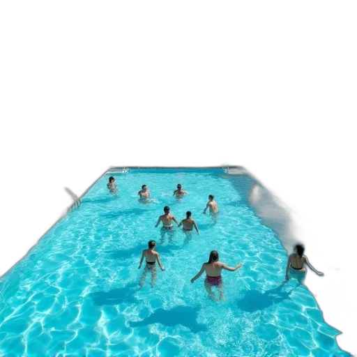 creature, staff, 3d render, vaporwave, photorealistic, concept art, underwater, beach transparent PNG cut-out