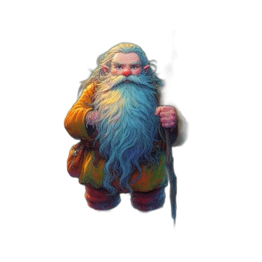 staff, creature, sword, fantasy art, concept art, pixel art, 3d render, blue transparent PNG cut-out