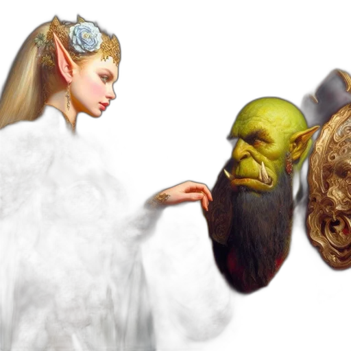 mask, face, creature, concept art, fantasy art, photorealistic, 3d render, outer space transparent PNG cut-out