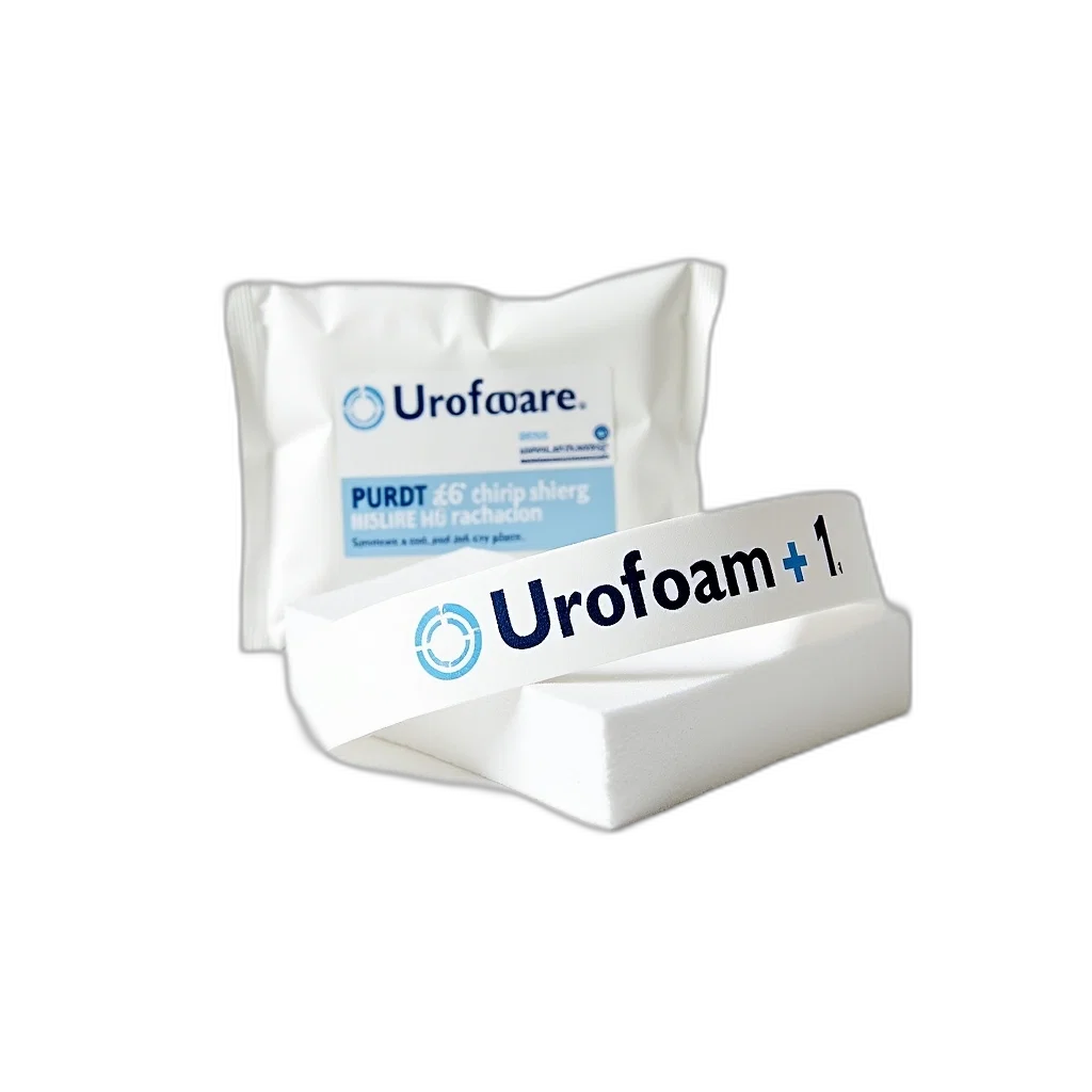 white, foam, strip, brand, name, urocare, product, urofoam-1 transparent PNG cut-out
