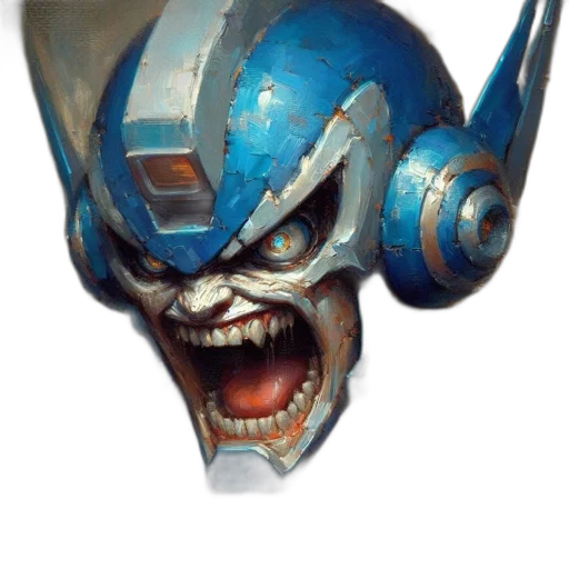 mask, face, robot, creature, concept art, 3d render, fantasy art, photorealistic transparent PNG cut-out