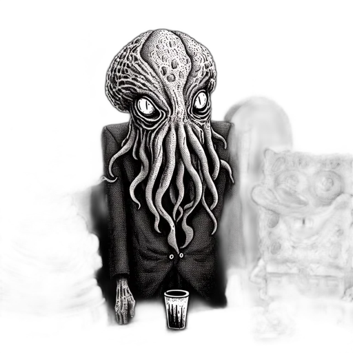 creature, mask, animal, hair, concept art, fantasy art, comic book art, 3d render transparent PNG cut-out