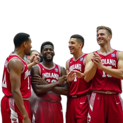 indiana, wolverine, basketball, team transparent PNG cut-out