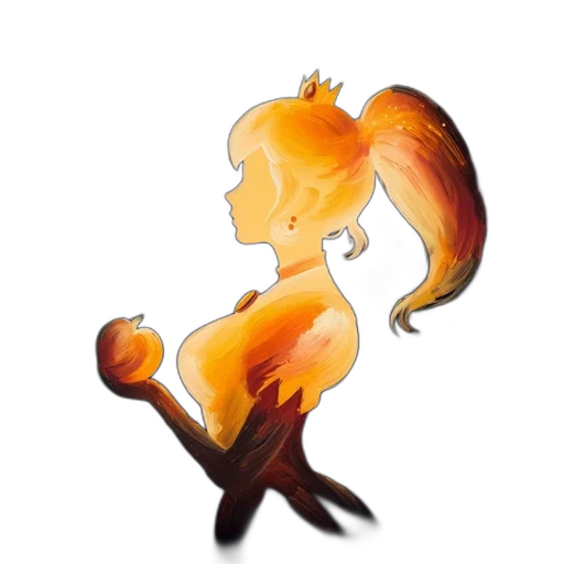 hair, staff, crown, creature, concept art, watercolor, fantasy art, pixel art transparent PNG cut-out