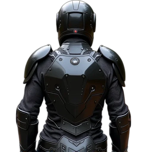 robot, jacket, 3d render, concept art transparent PNG cut-out