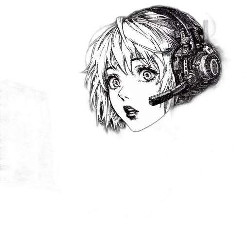 face, mask, hair, crown, pencil sketch, anime, concept art, cartoon transparent PNG cut-out