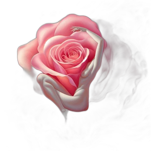 flower, jewelry, crown, face, photorealistic, 3d render, watercolor, oil painting transparent PNG cut-out