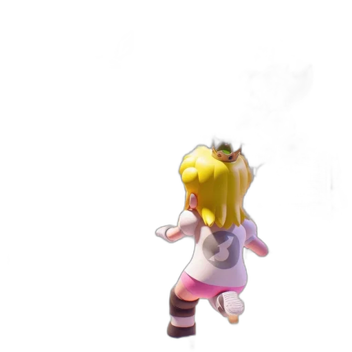 staff, hair, weapon, creature, 3d render, concept art, pixel art, vaporwave transparent PNG cut-out