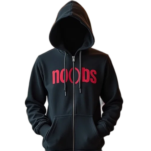 jacket, 3d render, noobs, zip transparent PNG cut-out