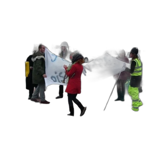 staff, umbrella, jacket, weapon, fire, group, people, holding transparent PNG cut-out