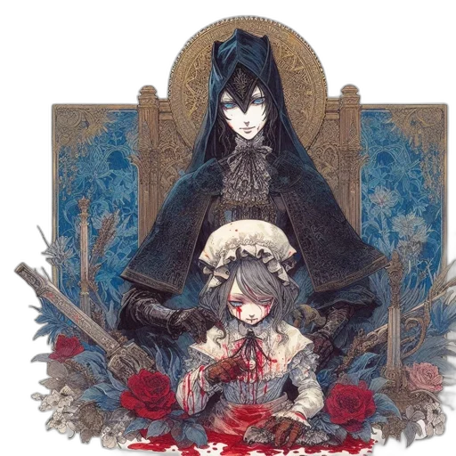 crown, weapon, sword, pixel art, anime, concept art, fantasy art, snow transparent PNG cut-out