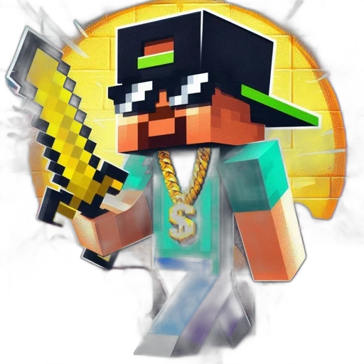 staff, weapon, pixel art, 3d render, concept art, cartoon, golden, illustrated transparent PNG cut-out