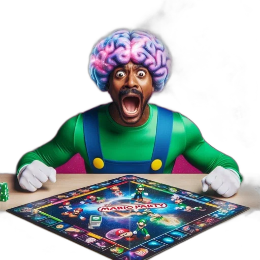 face, creature, hat, staff, concept art, man, dressed, luigi transparent PNG cut-out