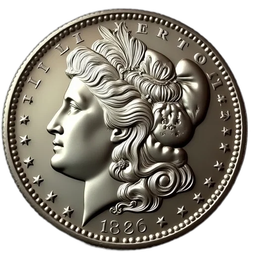 crown, jewelry, 1886, morgan transparent PNG cut-out