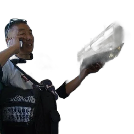 shoes, bottle, weapon, creature, man, subway, talking, his transparent PNG cut-out