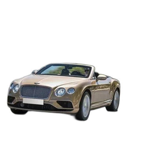 car, 3d render, photorealistic, earth tones, luxurious, gold, convertible, bentley transparent PNG cut-out