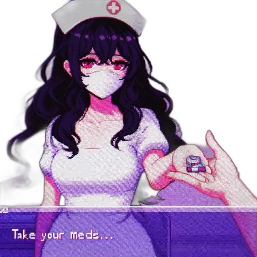 staff, dress, pixel art, vaporwave, anime, concept art, neon lights, fire transparent PNG cut-out