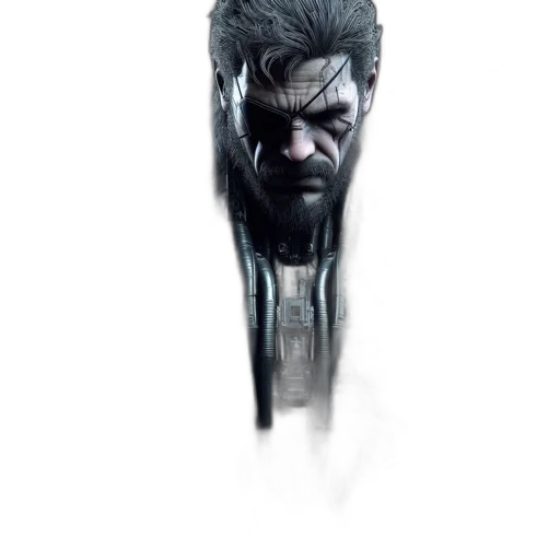 face, mask, hair, sword, concept art, comic book art, cyberpunk, fantasy art transparent PNG cut-out
