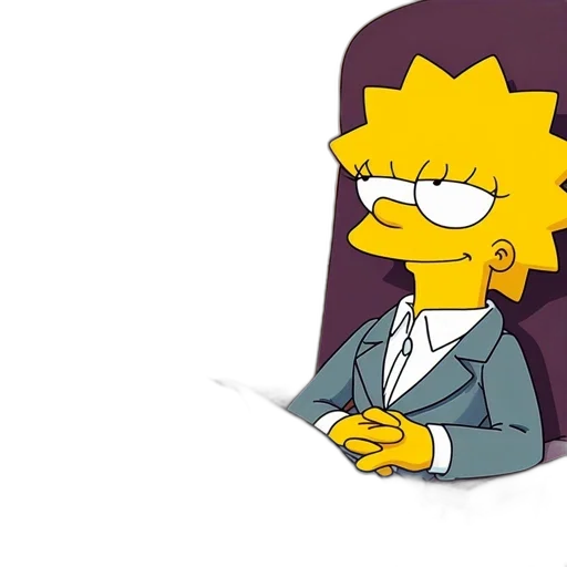 furniture, cartoon, lisa, simpson, series, simpsons, shown, professionally transparent PNG cut-out