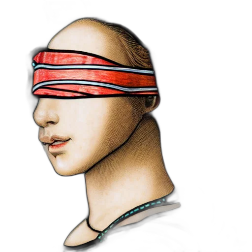 mask, face, hat, staff, cyberpunk, concept art, photorealistic, vaporwave transparent PNG cut-out
