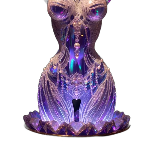 mask, creature, jewelry, crown, 3d render, fantasy art, concept art, outer space transparent PNG cut-out