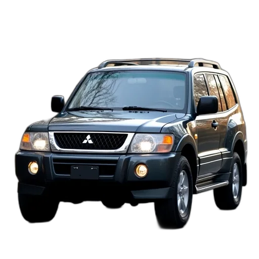 car, 3d render, photorealistic, mitsubishi transparent PNG cut-out