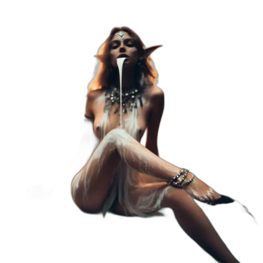 staff, jewelry, creature, dress, concept art, fantasy art, photorealistic, pixel art transparent PNG cut-out