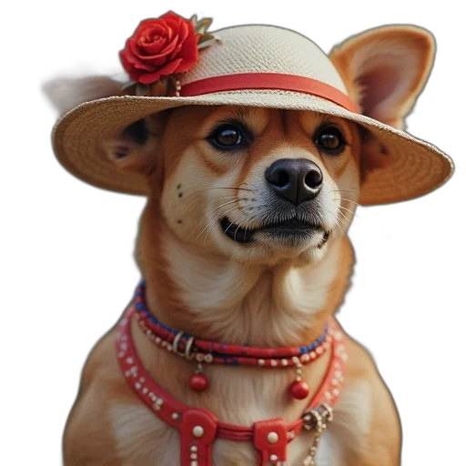 hat, animal, staff, jewelry transparent PNG cut-out