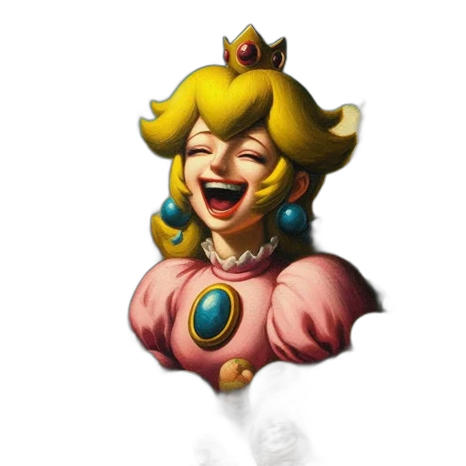 crown, dress, face, staff, concept art, pixel art, fantasy art, 3d render transparent PNG cut-out
