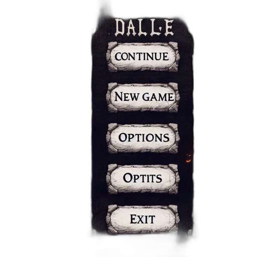 concept art, pixel art, fantasy art, dark, fantasy, game, interface, hooded transparent PNG cut-out