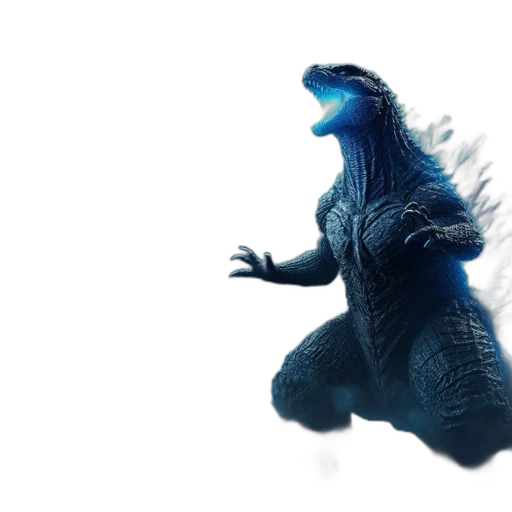 dragon, creature, animal, concept art, 3d render, fantasy art, imposing, resembling transparent PNG cut-out