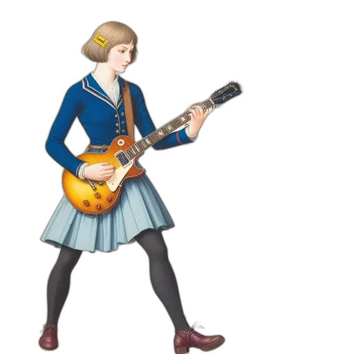 jacket, concept art, cartoon, pixel art, fantasy art, young, woman, school transparent PNG cut-out