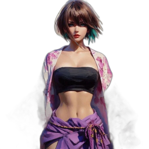 dress, jacket, photorealistic, fantasy art, concept art, 3d render, pastel, colorful transparent PNG cut-out
