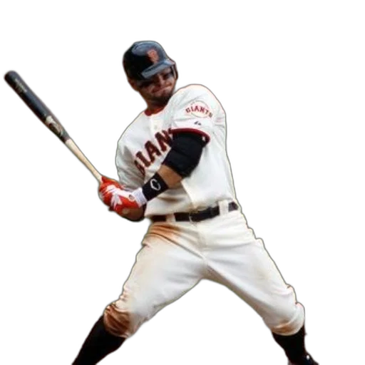 staff, animal, baseball, player, giants, uniform, swinging, ball transparent PNG cut-out