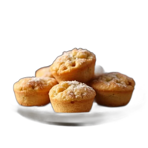 food, crown, 3d render, photorealistic, apple, pie, bites, plate transparent PNG cut-out