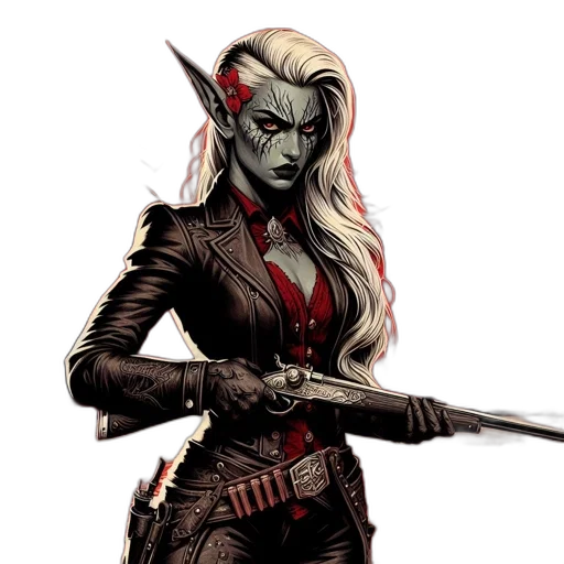 staff, comic book art, concept art, fantasy art, pixel art, elven, figure, bearing transparent PNG cut-out