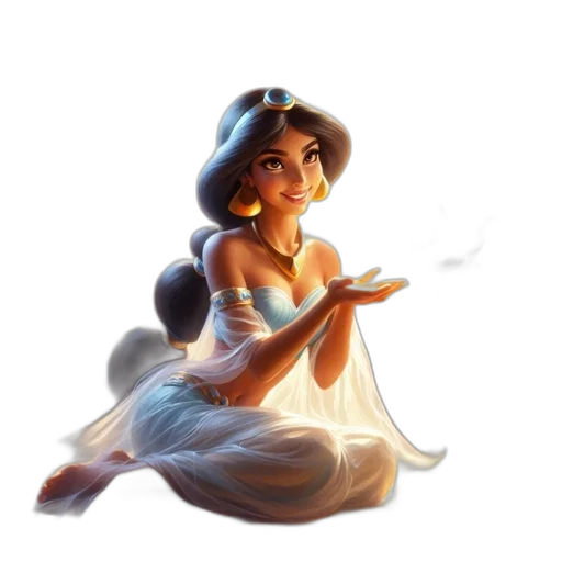 dress, staff, concept art, fantasy art, photorealistic, 3d render, underwater, fog transparent PNG cut-out