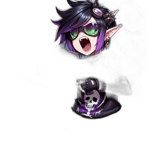 mask, staff, concept art, fantasy art, pixel art, cartoon, dark, futuristic transparent PNG cut-out