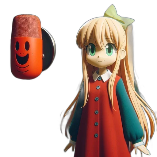 bottle, hat, robot, mask, 3d render, anime, concept art, cartoon transparent PNG cut-out