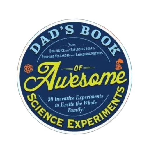 awesome, science, experiments, book, cover, featuring, colorful, images transparent PNG cut-out