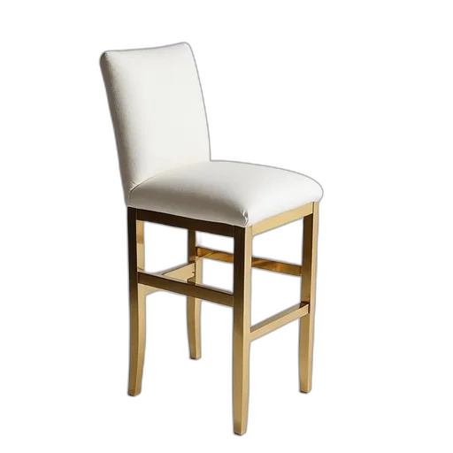 furniture, 3d render, modern, brass transparent PNG cut-out