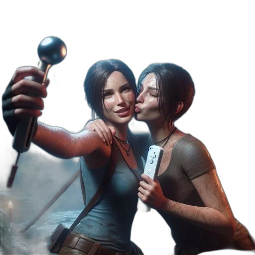 weapon, staff, concept art, photorealistic, fantasy art, 3d render, two, female transparent PNG cut-out