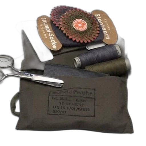 staff, weapon, earth tones, sewing, kit, various, threads, scissors transparent PNG cut-out